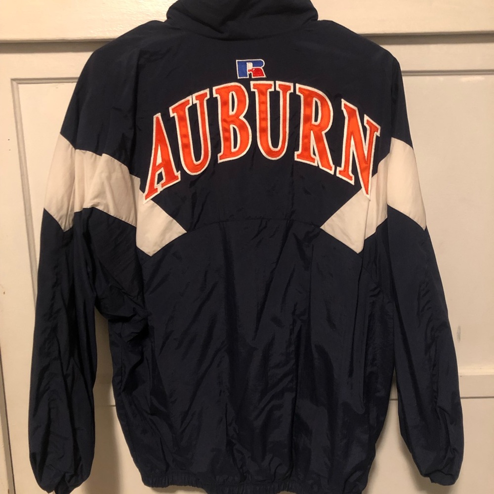 Auburn University Zip Up Windbreaker Jacket